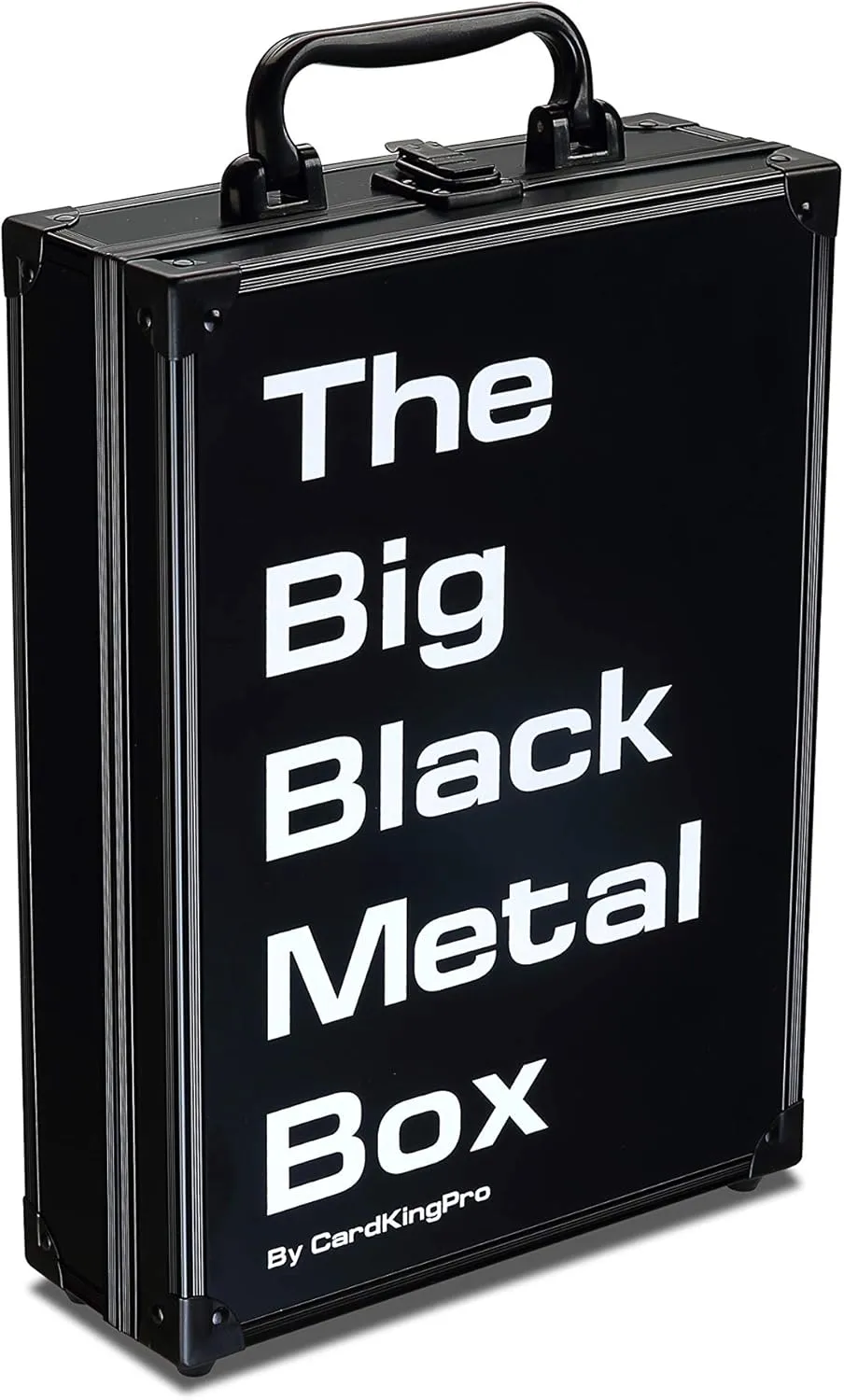 The Big Black Metal Box (PRO Edition) | Case Is Compatible With Magic The Gathering, MTG, All Standard Card Games (Game Not Included) | Includes 8 Dividers | Fits up to 2000 Loose Unsleeved Cards