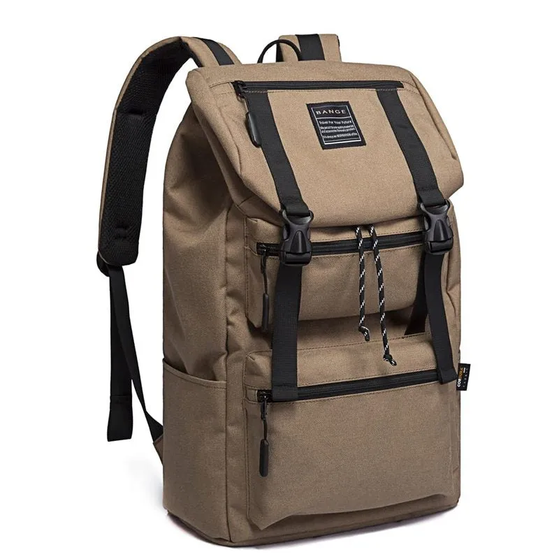 THE CLOWNFISH Water Resistant Laptop Backpack | 15.6" | Khaki