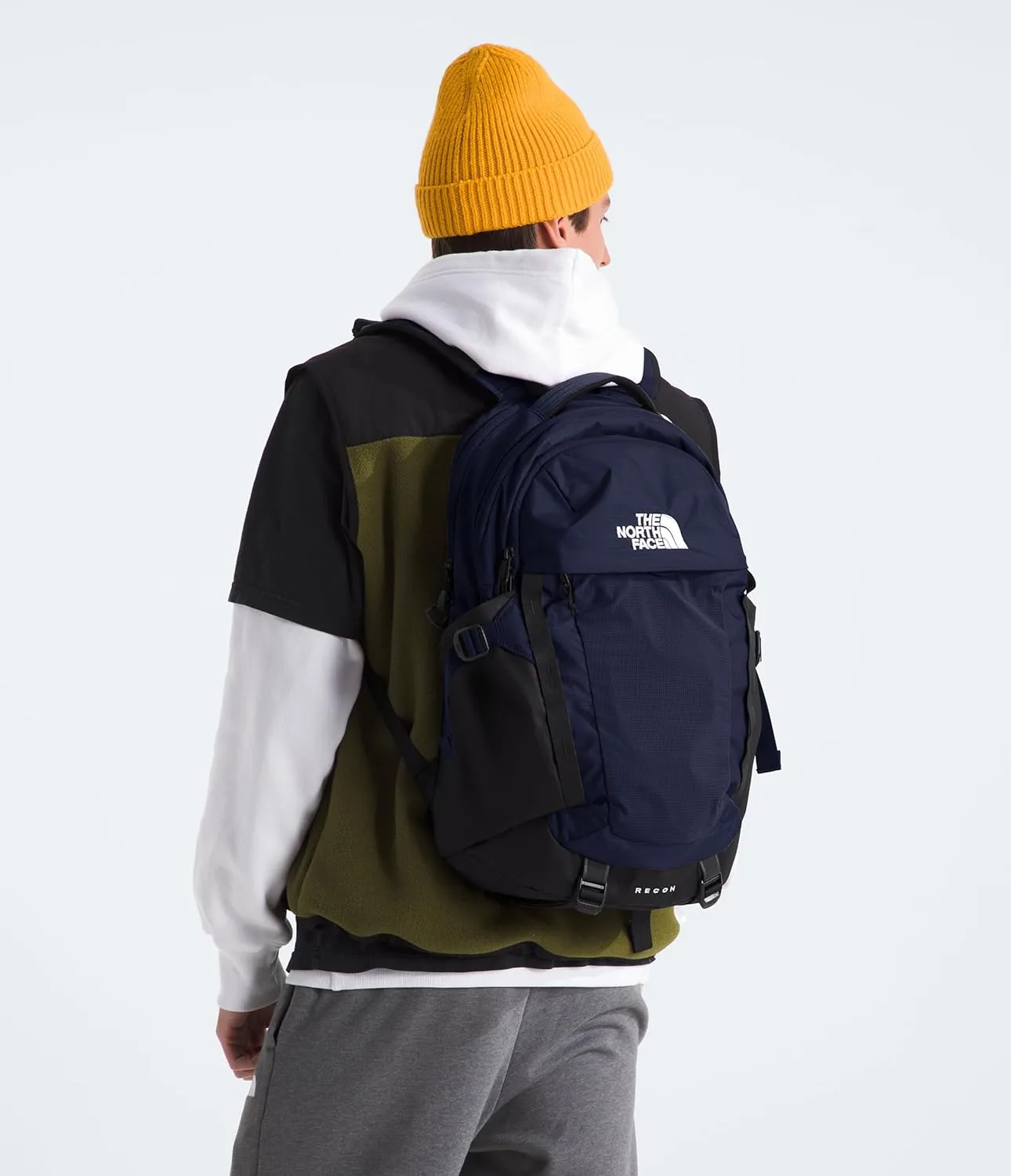 THE NORTH FACE Recon Everyday Laptop Backpack - PFAS Free, TNF Navy/TNF Black-NPF, One Size