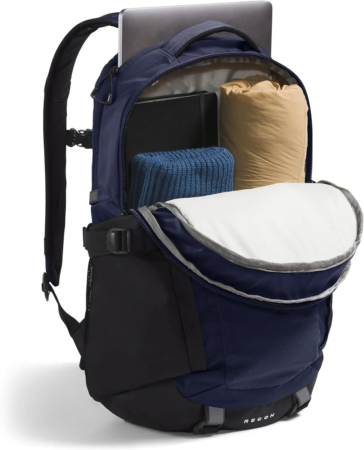 THE NORTH FACE Recon Everyday Laptop Backpack - PFAS Free, TNF Navy/TNF Black-NPF, One Size