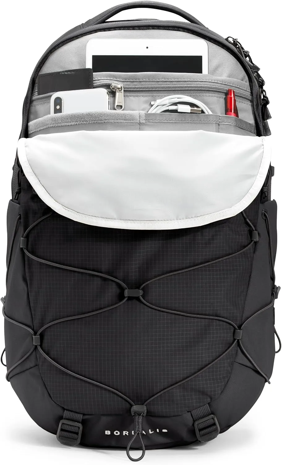 THE NORTH FACE Women's Borealis Commuter Laptop Backpack, TNF Black/TNF White-NPF, One Size