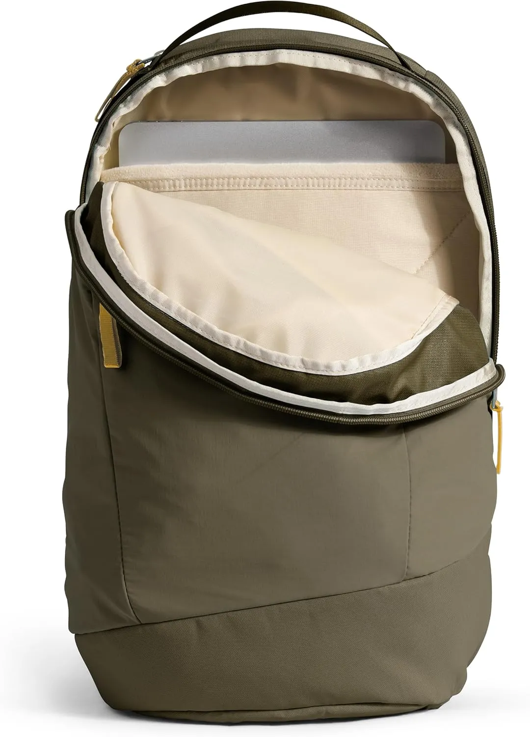 THE NORTH FACE Women's Isabella 3.0 Backpack, New Taupe Green Light Heather/Arrowwood Yellow, One Size