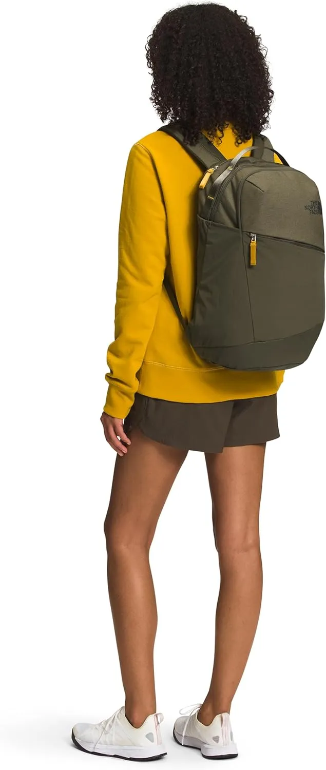 THE NORTH FACE Women's Isabella 3.0 Backpack, New Taupe Green Light Heather/Arrowwood Yellow, One Size