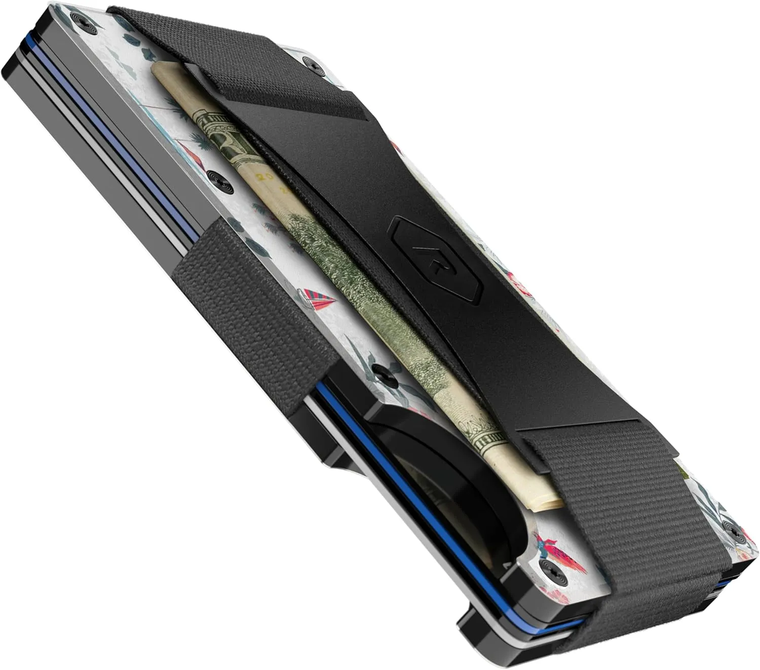 The Ridge Wallets for Men - Slim Minimalist Wallet For Men, Front Pocket, RFID - Card Holder Wallet - Aloha