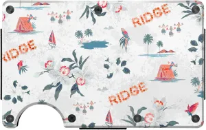 The Ridge Wallets for Men - Slim Minimalist Wallet For Men, Front Pocket, RFID - Card Holder Wallet - Aloha