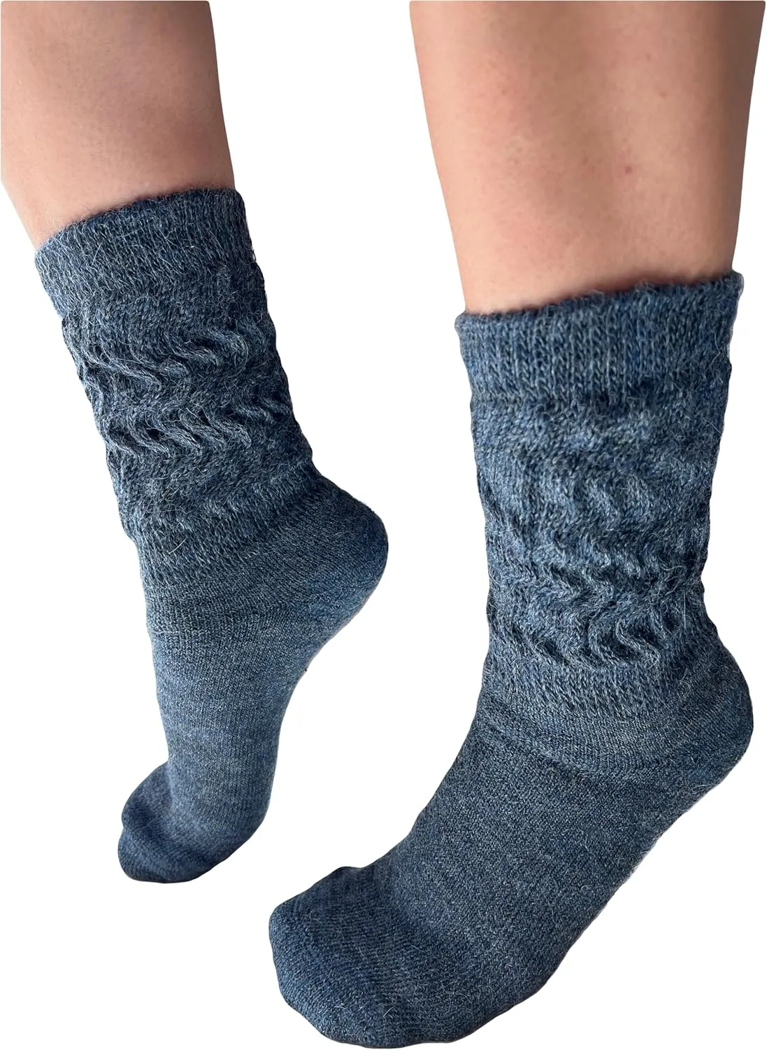 Therapeutic Alpaca Socks, Unisex Cozy Winter Warm Gear, Breathable Soft Comfy Garment Foot Clothing for Men & Women