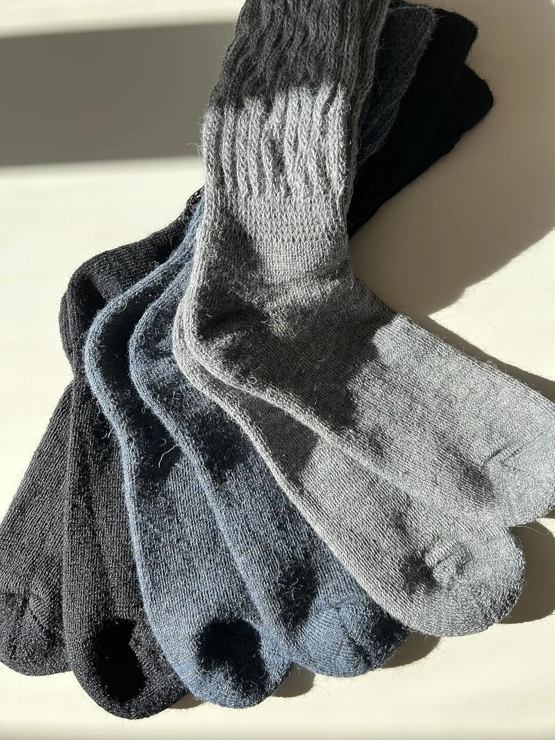 Therapeutic Alpaca Socks, Unisex Cozy Winter Warm Gear, Breathable Soft Comfy Garment Foot Clothing for Men & Women