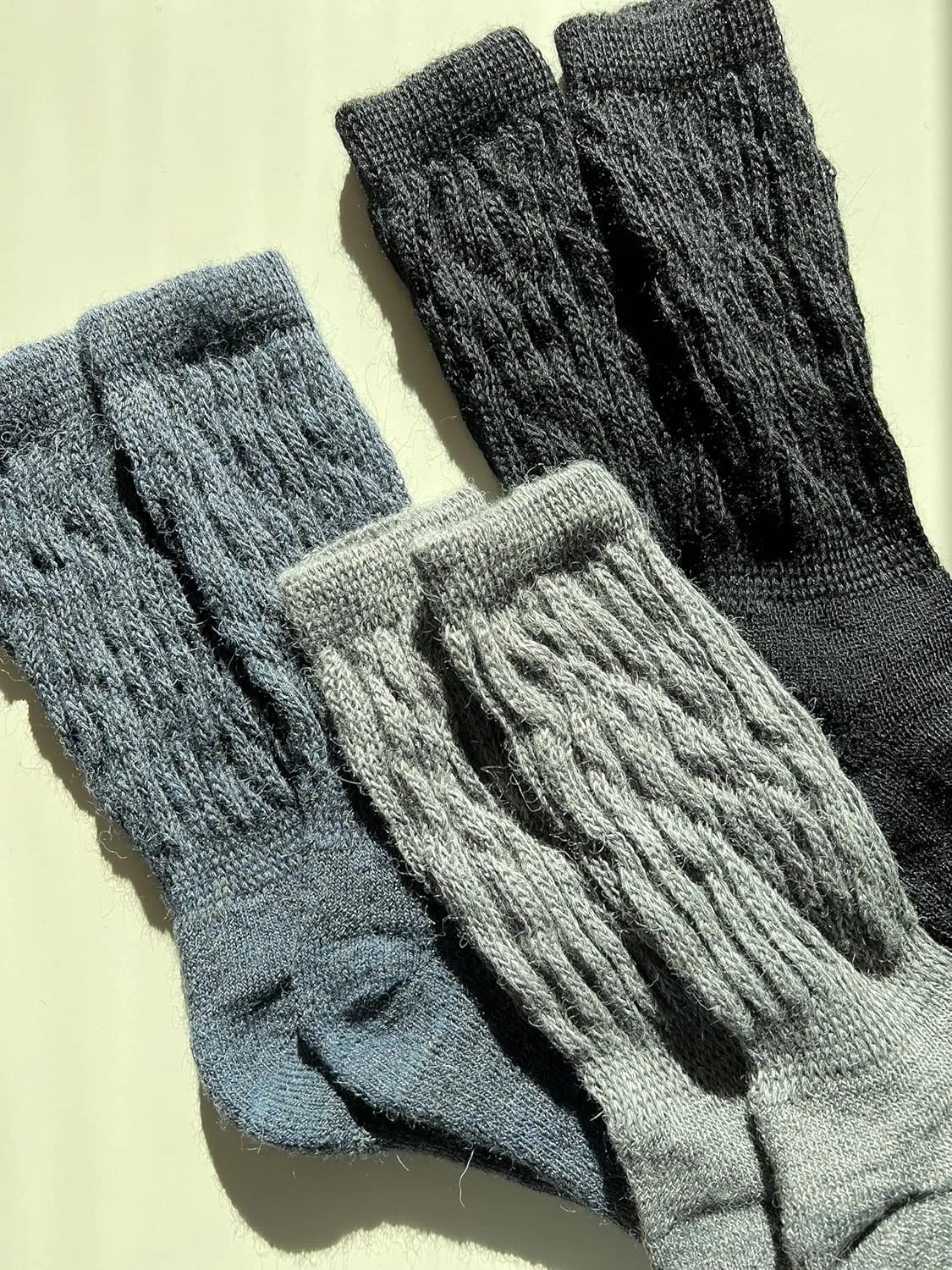 Therapeutic Alpaca Socks, Unisex Cozy Winter Warm Gear, Breathable Soft Comfy Garment Foot Clothing for Men & Women
