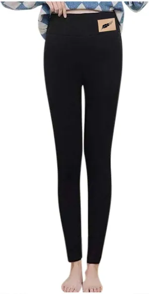 Thermal Fleece Lined Leggings Women Thickened Winter Warm High Waisted Tights Stretchy Yoga Pants for Cold Weather