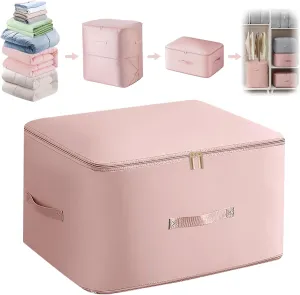 TIGARI Ultra Space Saving Self Compression Organizer, Compression Storage Bags for Bedding, Compression Packing Cubes for Comforters, Duvet, Blankets, Storage and Organization Moving Bags