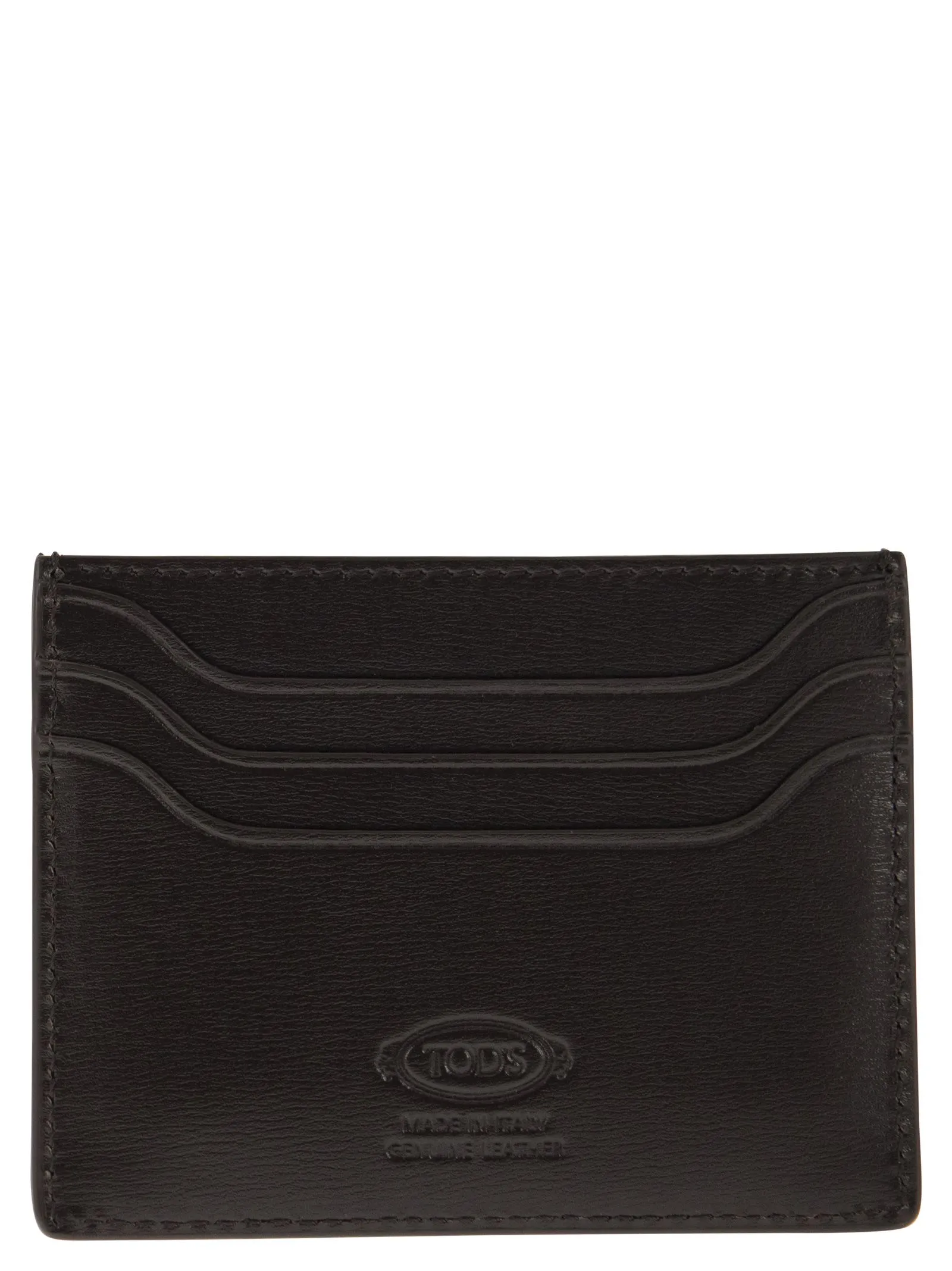 Tod's Leather Card Holder With Logo