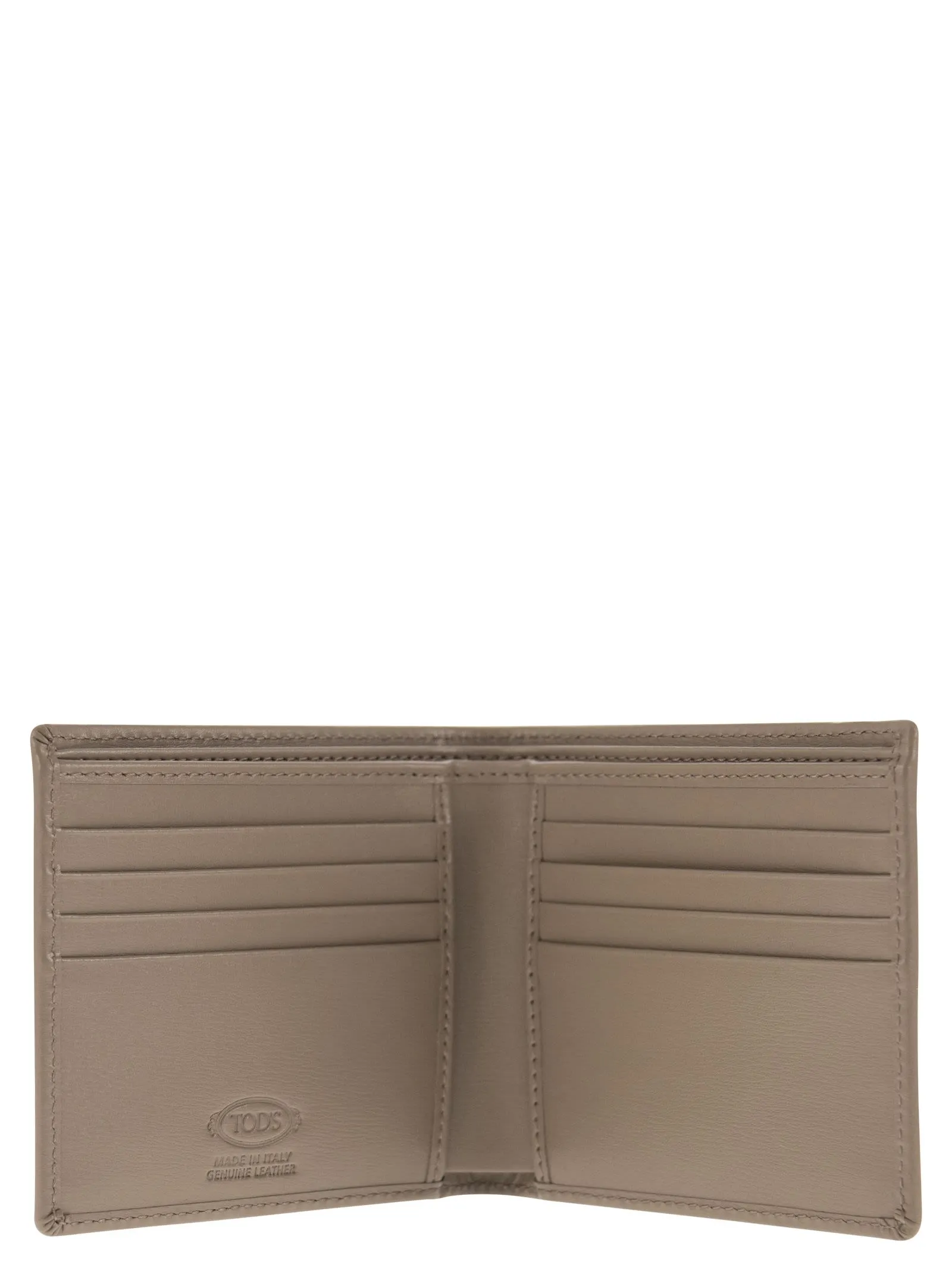 Tod's Leather Wallet With Logo