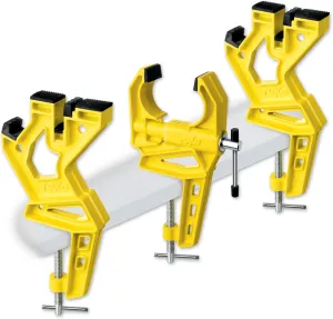 TOKO Ski Vise Race – Professional 3-Piece Ski Tuning Vise for Secure & Stable Waxing, Edge Work & Maintenance, Adjustable Clamps, Non-Slip Grip, Compatible with Alpine & Race Skis