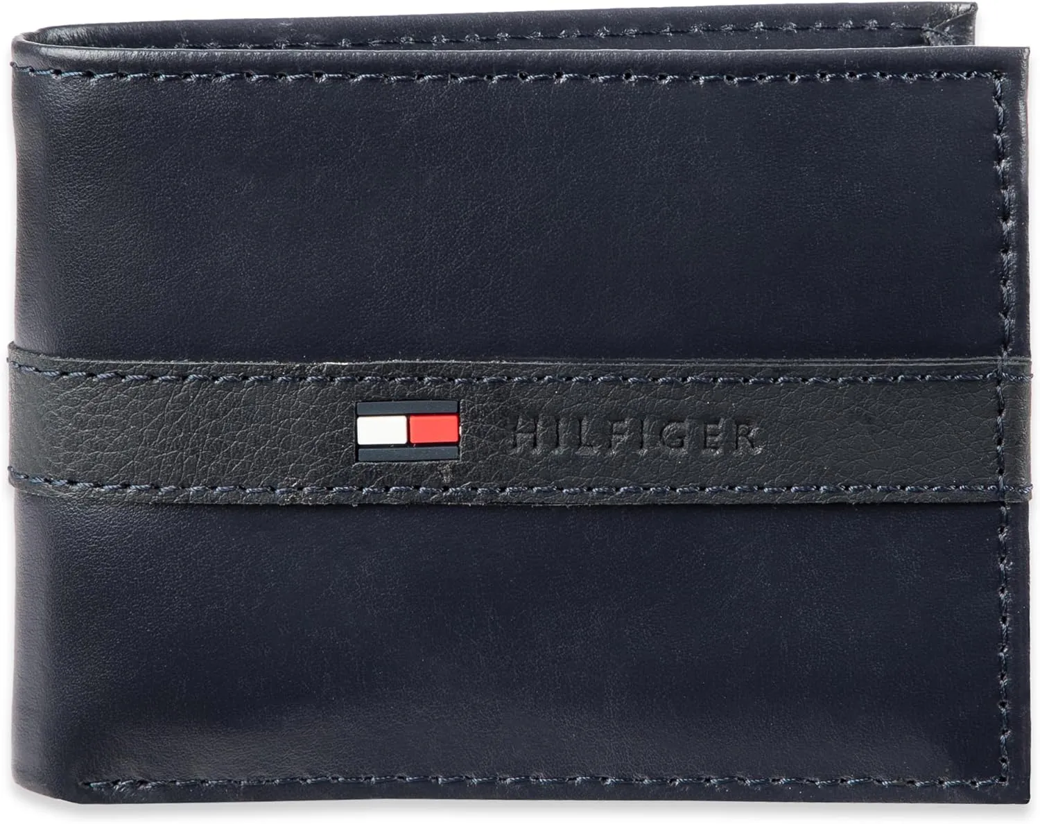 Tommy Hilfiger Men's Classic Bifold Wallet with ID Window and Multiple Card Slots