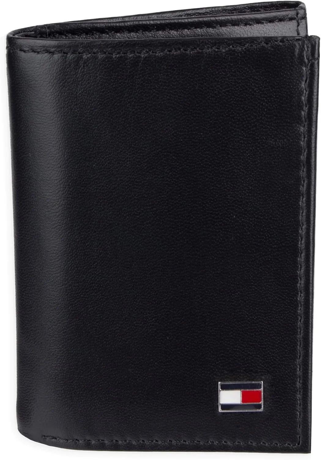 Tommy Hilfiger Men's Compact Trifold Wallet with ID Window and Multiple Card Slots
