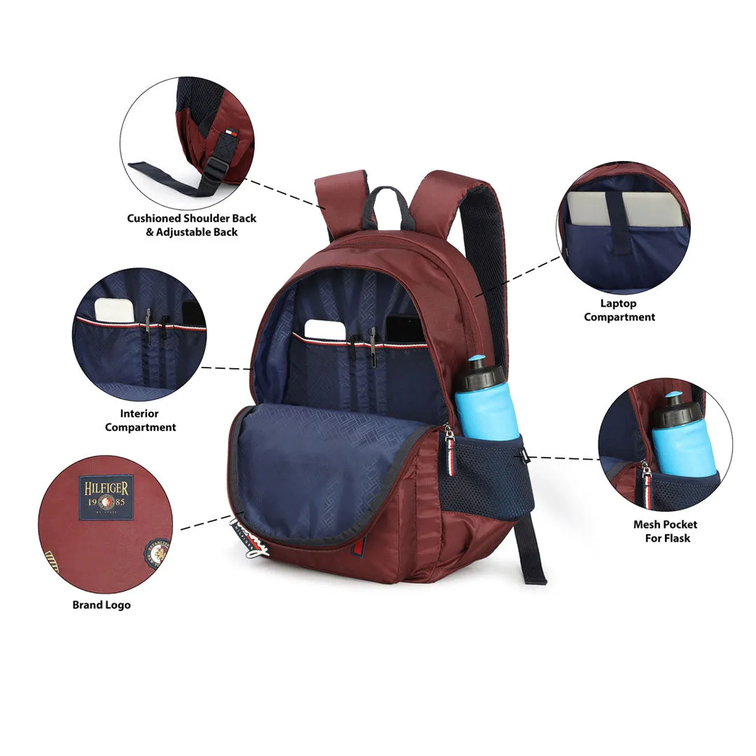 Tommy Hilfiger Theo Unisex Water-Resistant Laptop Backpack