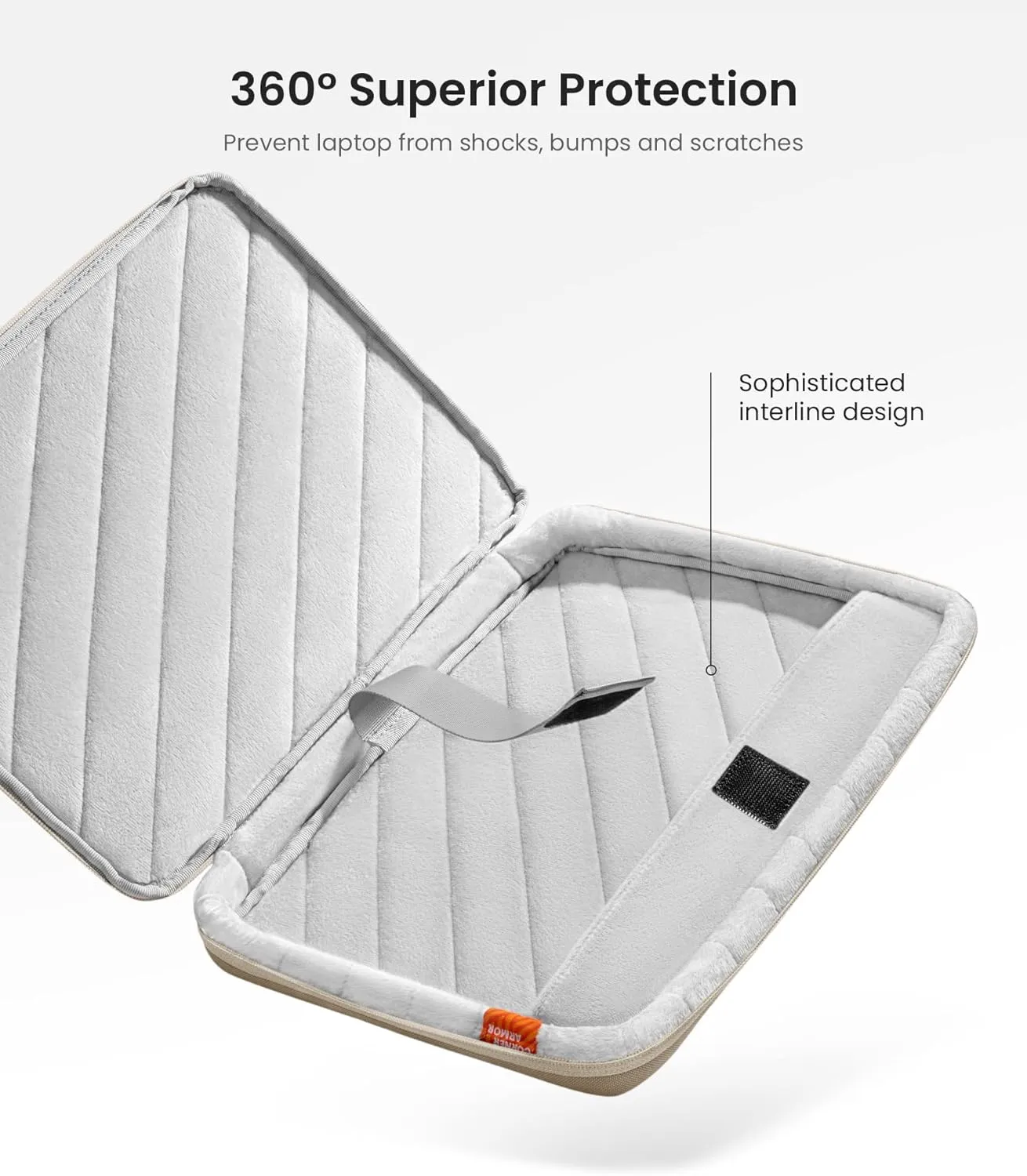 tomtoc 360 Protective Laptop Case for 13.5-14.4 Inch Surface Laptop Studio/6/5/4/3, Water-Resistant Laptop Bag for Dell Latitude/Inspiron 14, ASUS Zenbook/Vivobook 14, Acer Aspire/Swift 14 Computer