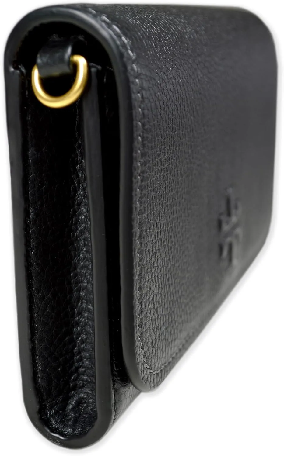 Tory Burch Womens 146467 Thea Pebbled Leather With Gold-tone Hardware Crossbody Bag With Flat Wallet