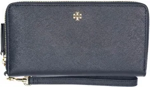 Tory Burch Women's Emerson Zip Continental Wallet (Black)