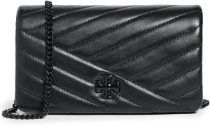 Tory Burch Women's Kira Chevron Powder Coated Chain Wallet