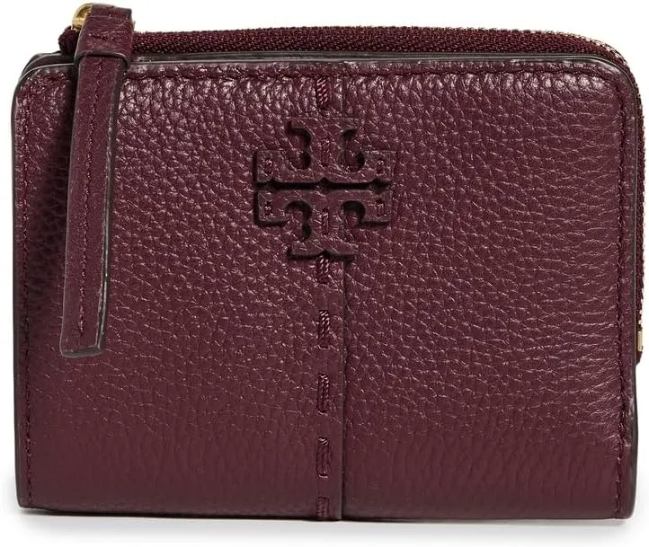 Tory Burch Women's McGraw Textured Bi-Fold Wallet