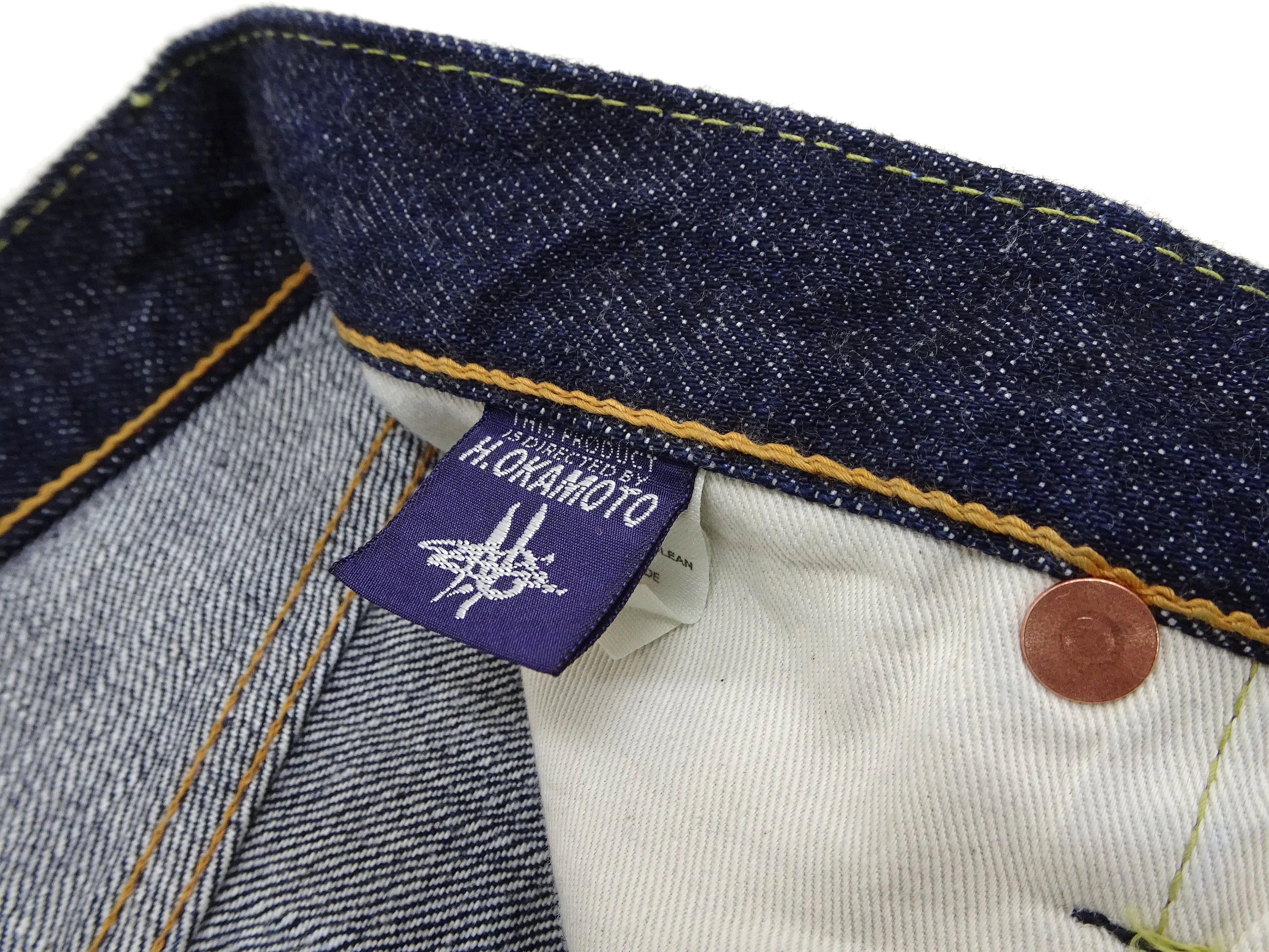 TOYS McCOY Jeans TMP2304 Men's Classic Relaxed Straight Fit One-Washed 13.5 oz. Deep Indigo Denim Pants Lot 675XX