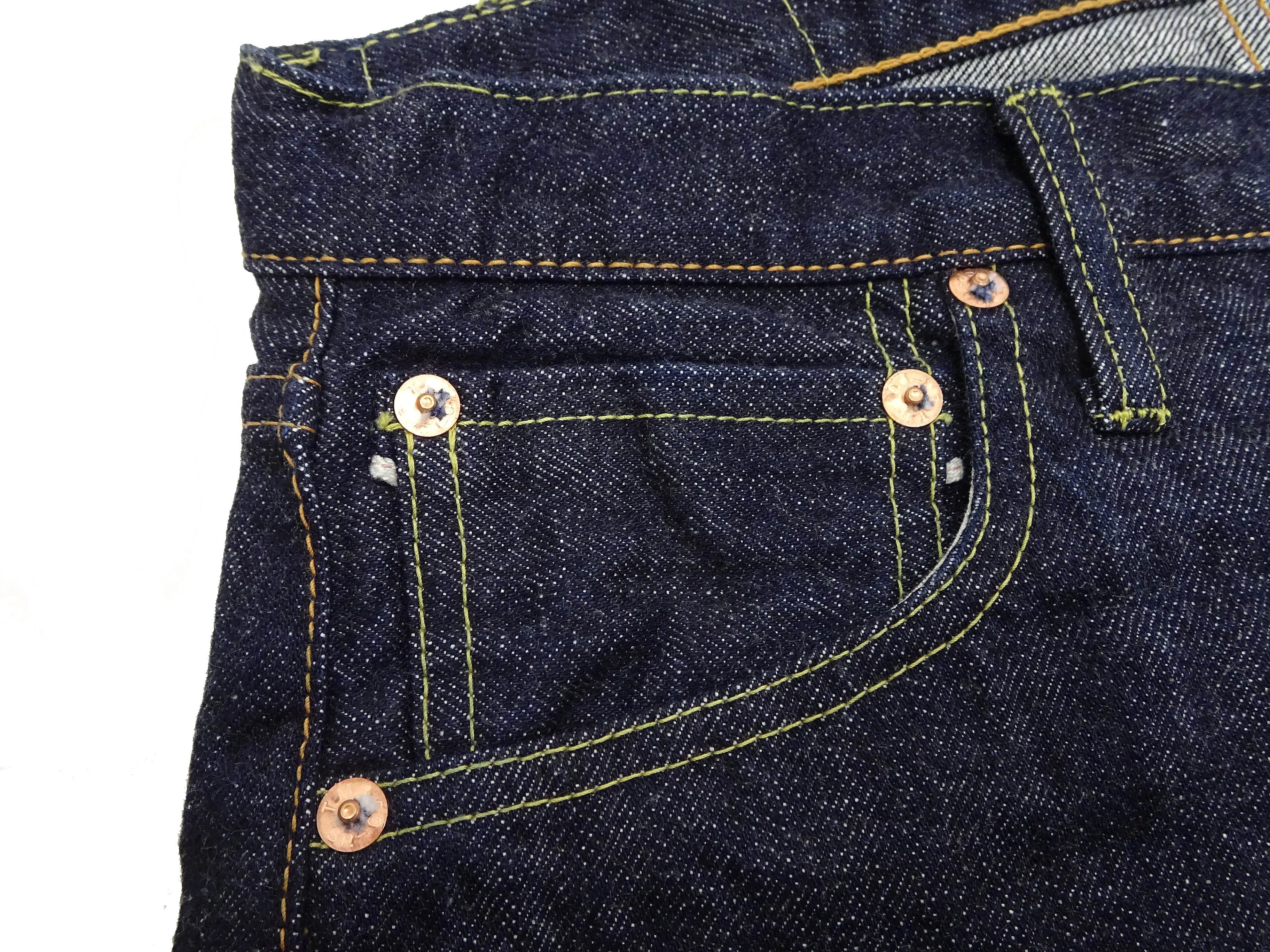 TOYS McCOY Jeans TMP2304 Men's Classic Relaxed Straight Fit One-Washed 13.5 oz. Deep Indigo Denim Pants Lot 675XX