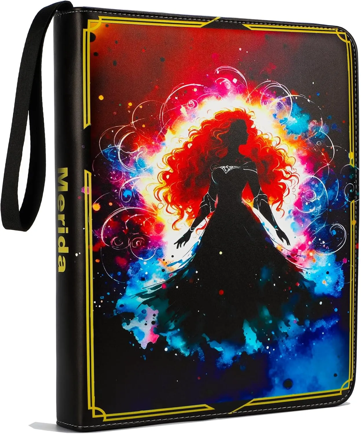 Trading Binder Compatible with Lorcana Cards 990 Pockets Collectible Card Holder for MTG other TCG Trading Cards with 55 Sleeves (LOR-Meri)