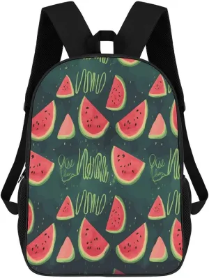 Travel Laptop Backpack Slim Durable Lightweight Back Pack Cute in A Melon Small Backpack For Women Men