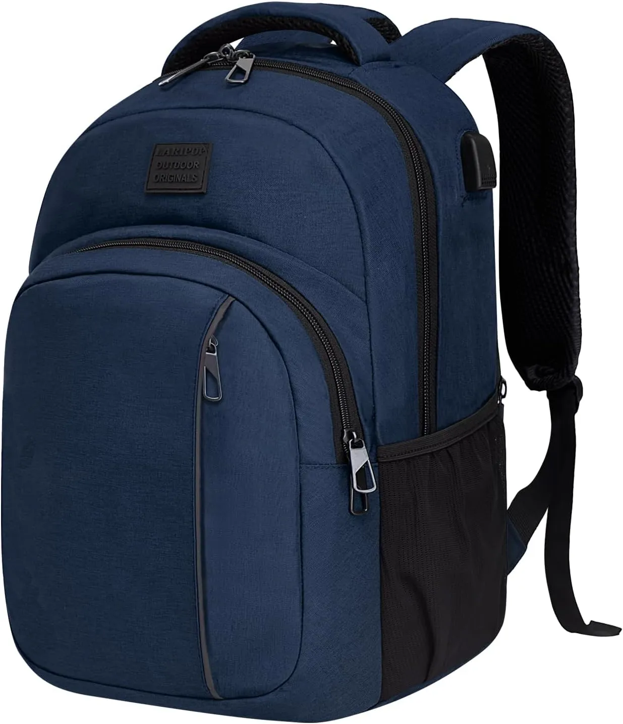 Travel Laptop Backpack,15.6 Inch Business Laptop backpack for Men Women with USB Charging Port,Water-Resistant Laptopack Weekender Daypack for Work College Computer