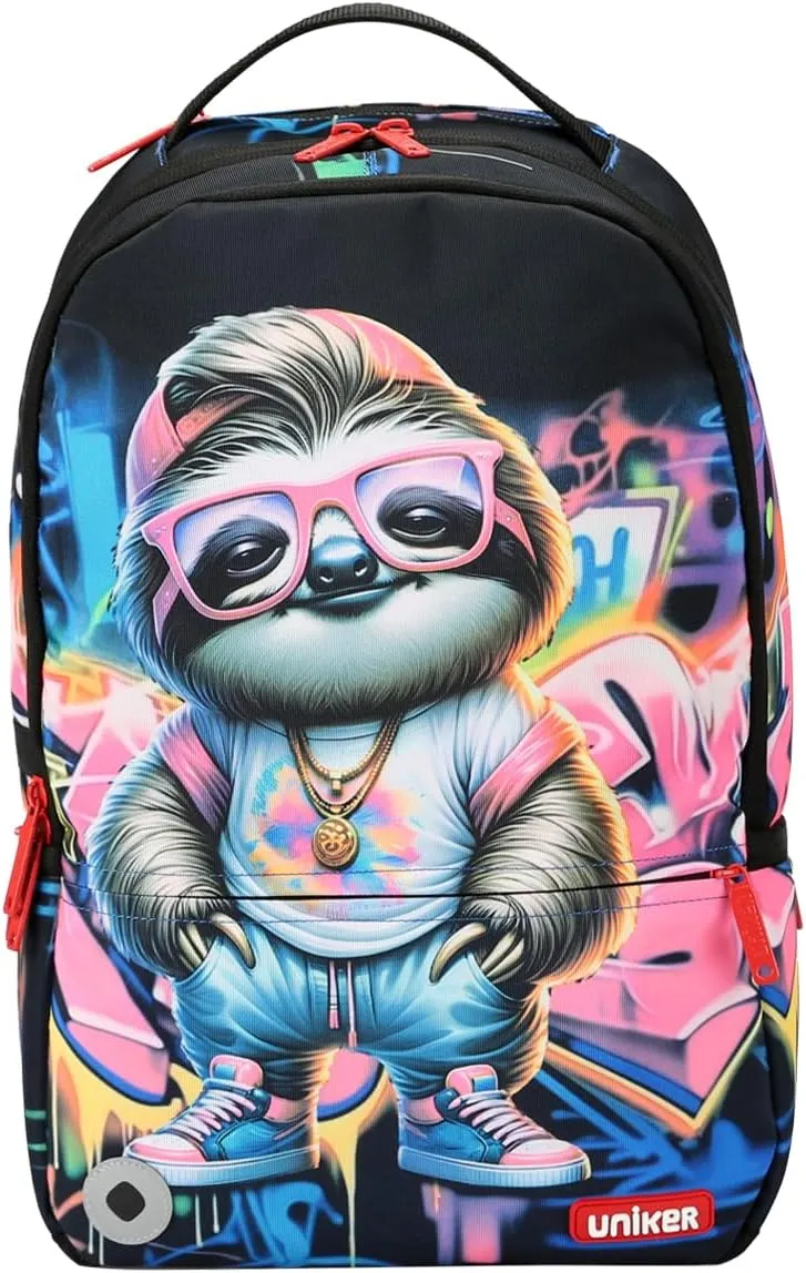 Travel Laptop Backpack,Graffiti Backpack for Work,Designer Laptop Backpack for 15.6 Inch,Water Resistant Bag (Urban Coolsloth)