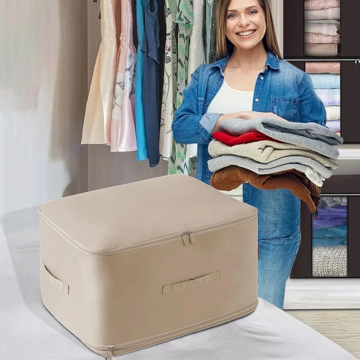 Travel Packing Bags - Clothing Organizer Cubes, Lightweight Packings Cube | Luggage Compartment Organizers Premium Suitcase Containers Bag Set, Luggage Suitcases Set for Travels Accessories in 4 Sizes