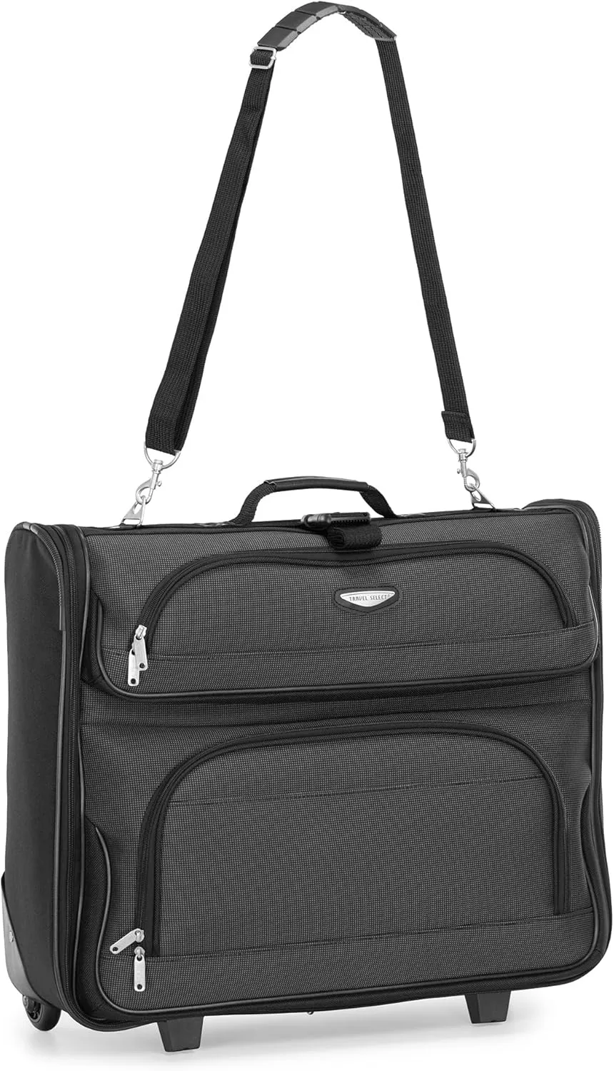 Travel Select Amsterdam Business Rolling Garment Bag, Gray, One Size