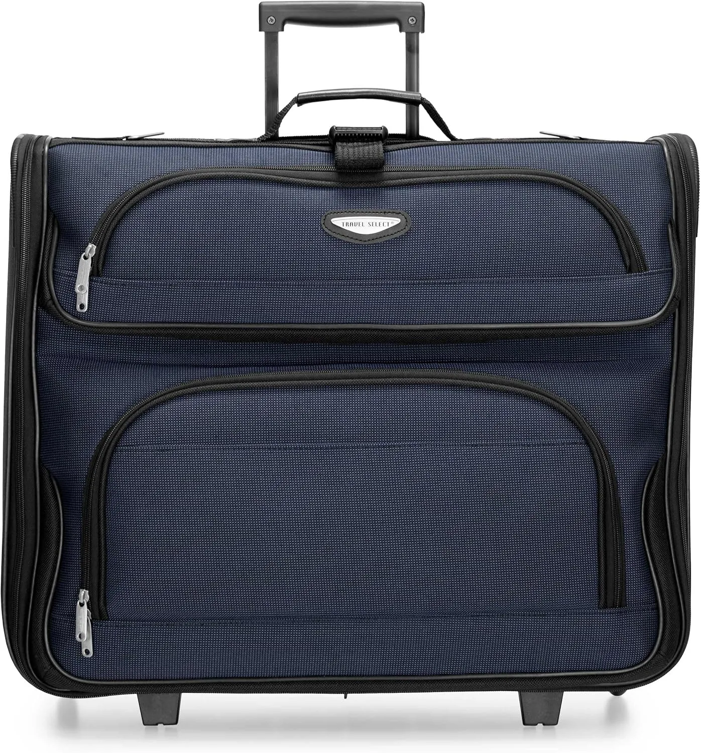 Travel Select Amsterdam Expandable Rolling Upright Luggage, Navy, Garment Bag