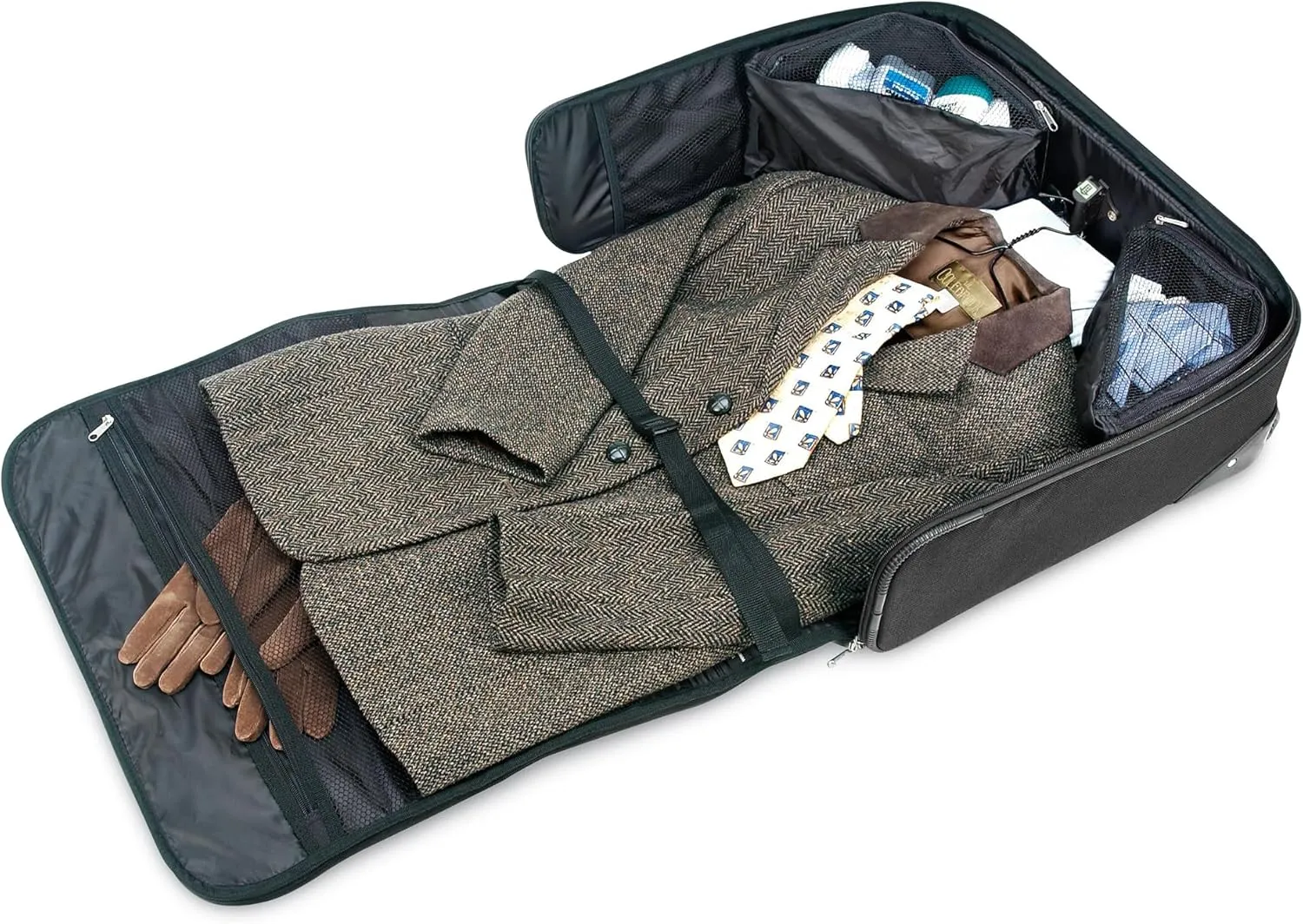 Travel Select Amsterdam Expandable Rolling Upright Luggage, Navy, Garment Bag