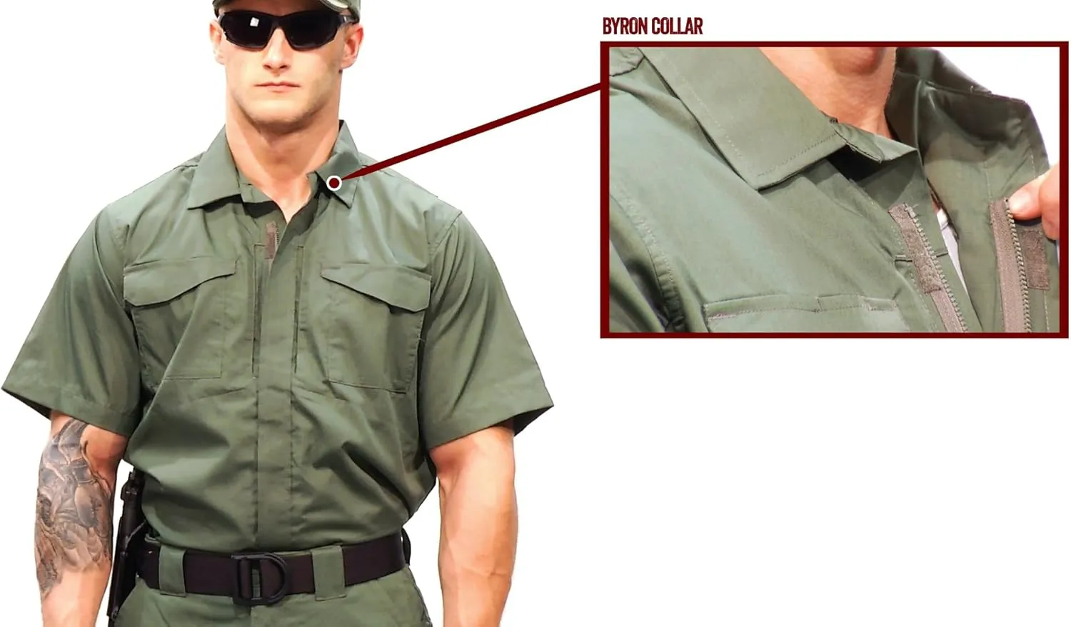 Tru-Spec Mens, 24-7 Series Ultralight Short Sleeve Uniform Shirt