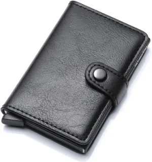 Ultra-thin RFID blocking wallet secure credit card wallet Credit Card Holders (1468-1)