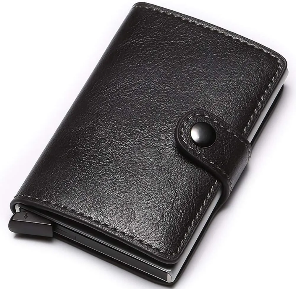 Ultra-thin RFID blocking wallet secure credit card wallet Credit Card Holders (1468-2)
