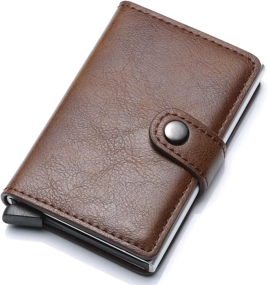 Ultra-thin RFID blocking wallet secure credit card wallet Credit Card Holders (1468-4)
