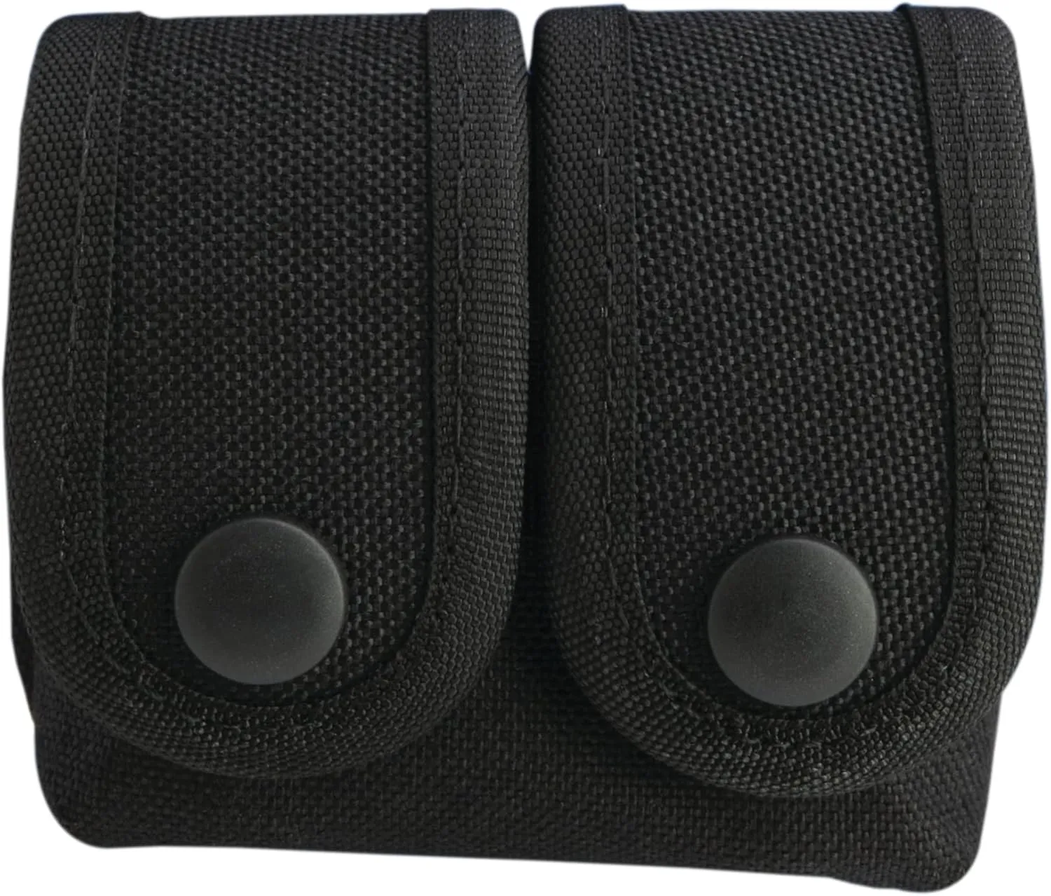 Uncle Mike's Fitted Kodra Speedloader Case Speedloader Case Kodra Black Double Snap Close, Card 88311