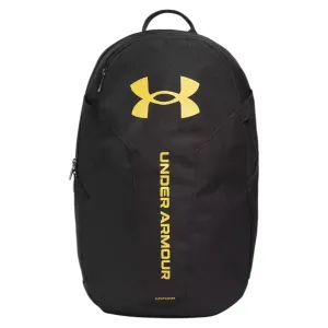 .UNDER ARMOUR HUSTLE LITE BACKPACK BLACK/NOBLE GOLD (YELLOW) 24 LITRES - (1364180 005) - C25