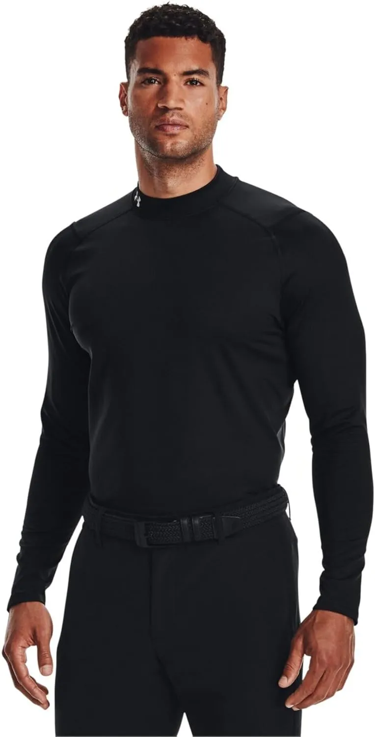 Under Armour Men's ColdGear Infrared Long Sleeve Golf Mock Neck