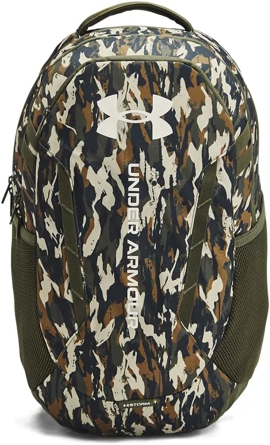 Under Armour Unisex-Adult Hustle 6.0 Backpack, (390) Marine OD Green / / Summit White, One Size Fits Most