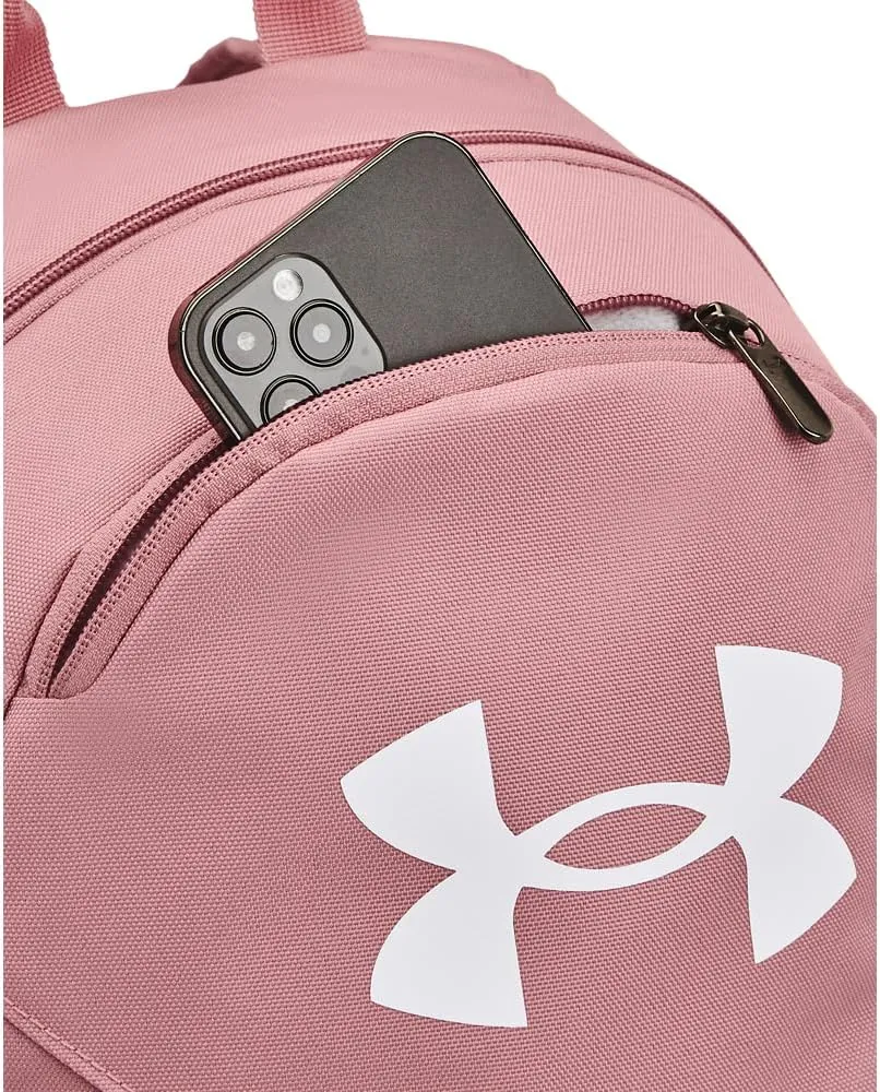 Under Armour Unisex-Adult Hustle Lite Backpack, (697) Pink Elixir/Pink Elixir/White, One Size Fits All