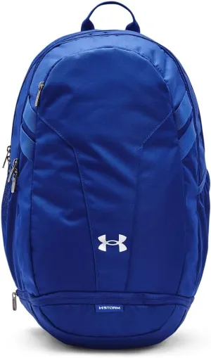 Under Armour Unisex Hustle 5.0 Team Backpack, (400) Royal/Royal/Metallic Silver, One Size Fits All