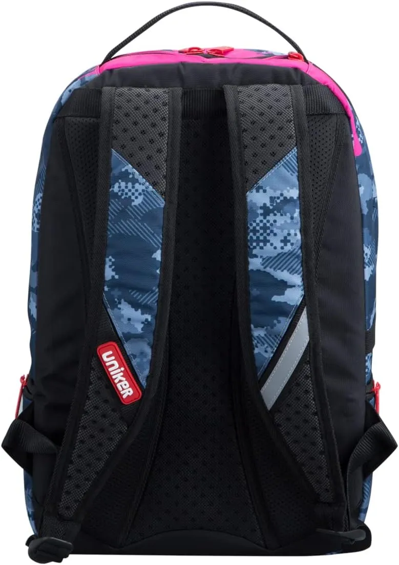 UNIKER Backpack for Girls,Graffiti Backpack for women,School Backpack for Girls, Laptop Backpack for 15.6 Inch,College Bag Computer Bag Pink, 20L