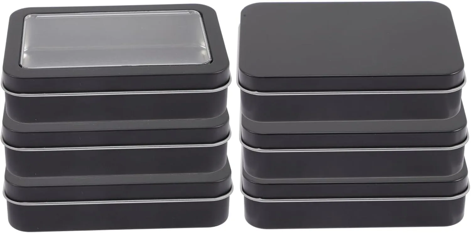 UPKOCH 6pcs Storage Case for Gaming Cards Box Lid Organize Cards Crafts Beads Jewelry and More Versatile Lightweight Easy Open Design for Quick Access