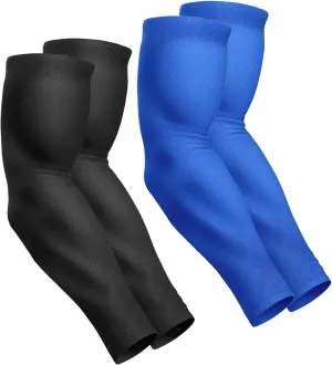 UV Sun Protection Arm Sleeves for Men and Women, UPF 50 Sport Arm Sleeve with Laundry Bag - 2/4/6 Pairs