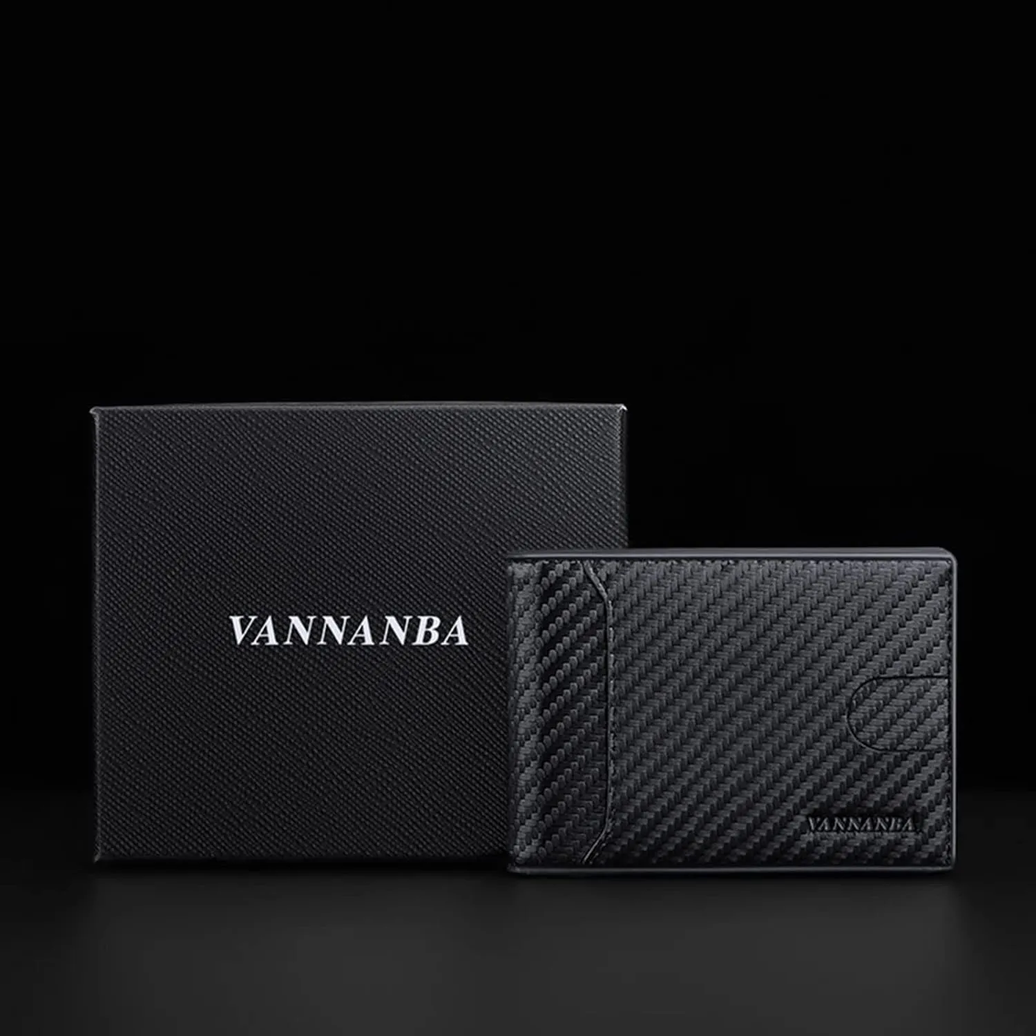 VANNANBA Slim Wallet for Men Bifold RFID Wallet Leather Card Holder Purse Front Pokcet Wallet Minimalist