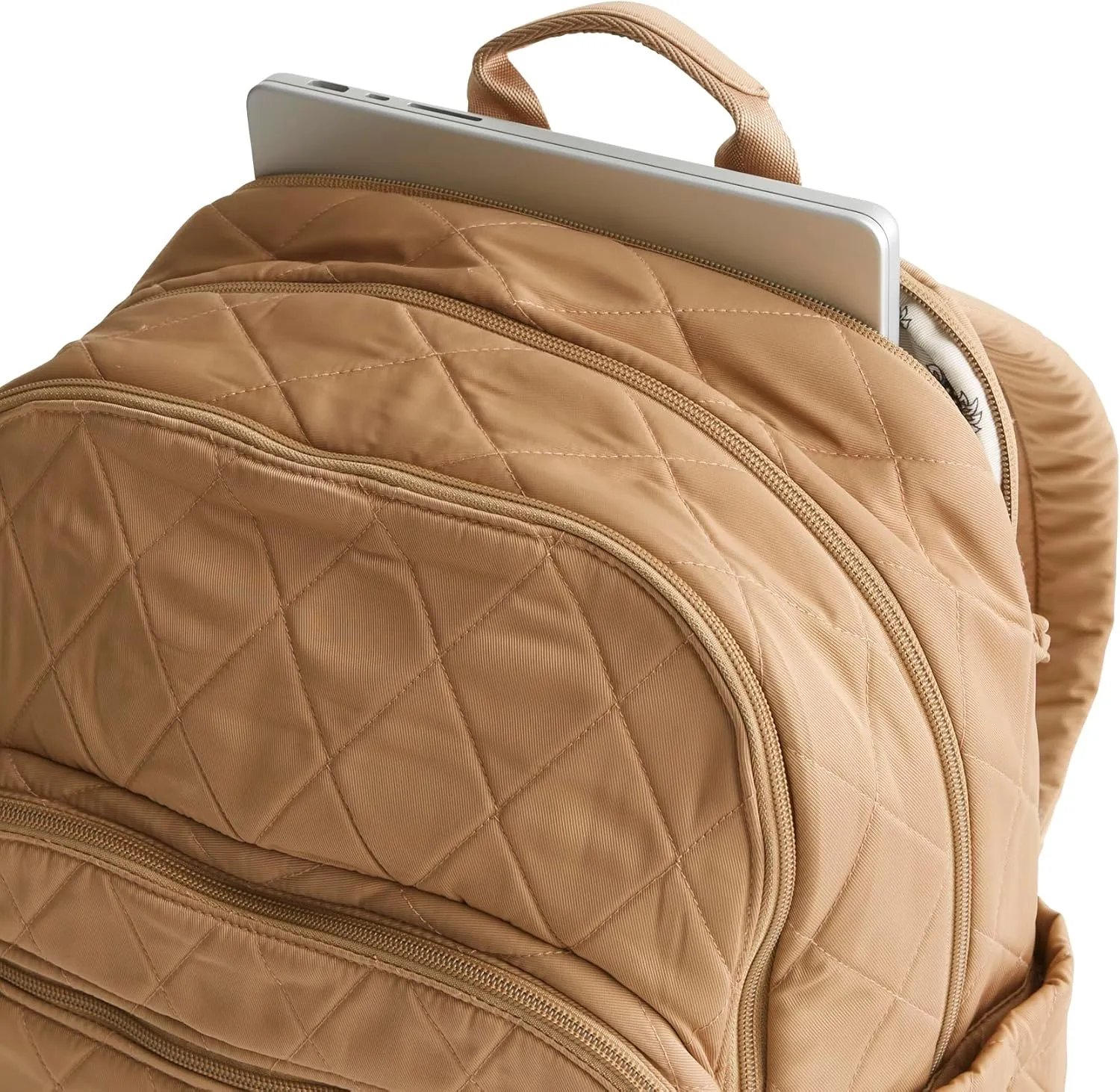Vera Bradley Women's Performance Twill Large Bancroft Backpack, Tiger's Eye, One Size